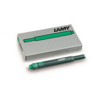 Naboje Lamy T10 5szt zielony